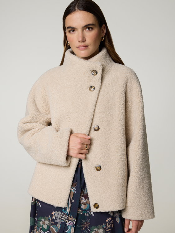 Image sur Veste effet peau d'agneau