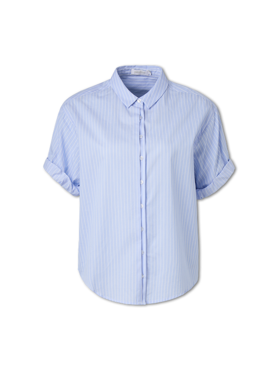 Image sur Chemisier à manches courtes en coton