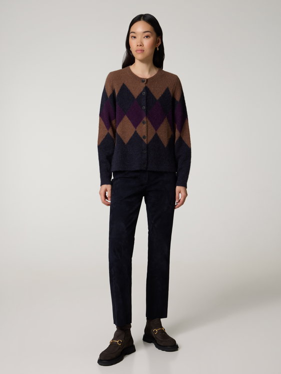 Image sur Pantalon en cuir à coupe droite