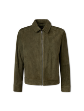 Image sur Veste en cuir velours MALBANO
