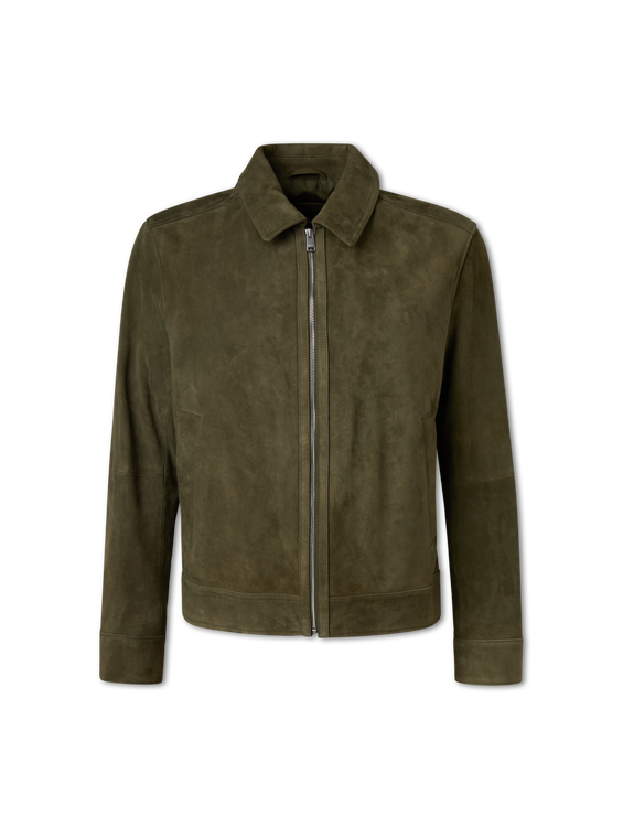 Image sur Veste en cuir velours MALBANO