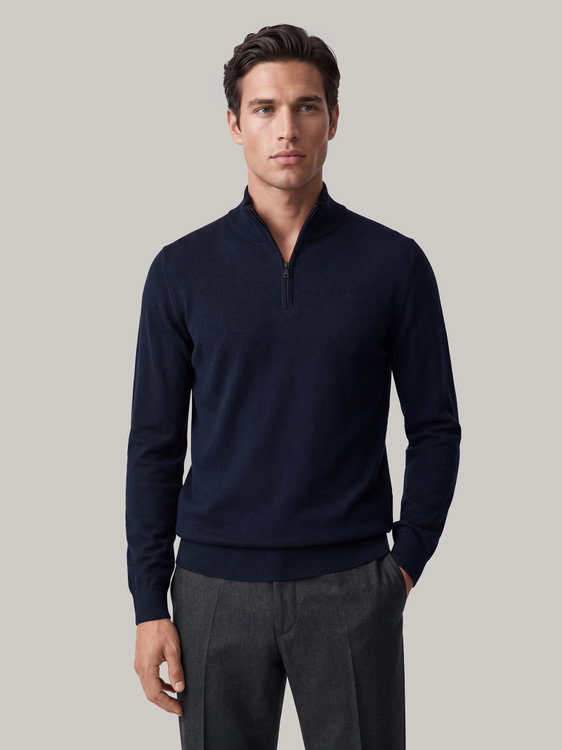 Image sur Pull à col roulé en cachemire