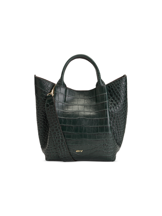 Bild von Handtasche mit Krokoprägung