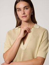 Bild von Poloshirt aus Lochstrick DYLAI