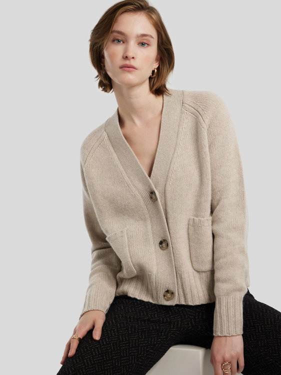 Bild von Strickjacke aus Schurwolle