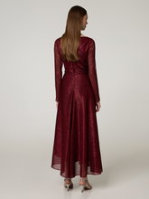 Bild von Cocktailkleid aus Metallic-Voile