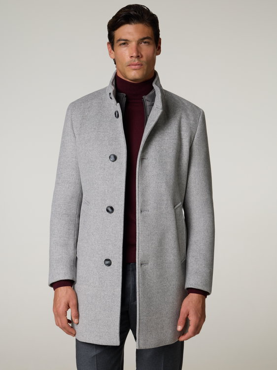 Image sur Manteau à col montant