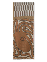 Bild von Schal mit Leinen