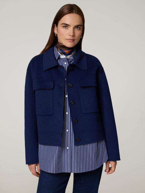Image sur Veste en laine double face