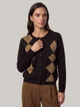 Bild von Strickjacke mit Strasssteinen