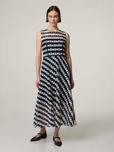 Bild von Midikleid mit Punkt-Stickerei