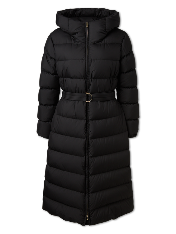 Image sur Manteau en duvet avec ceinture