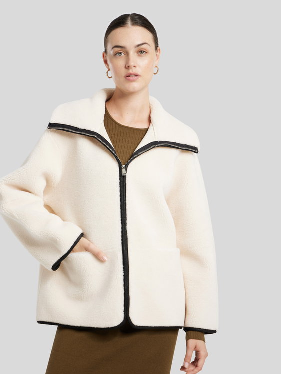 Image sur Veste effet teddy