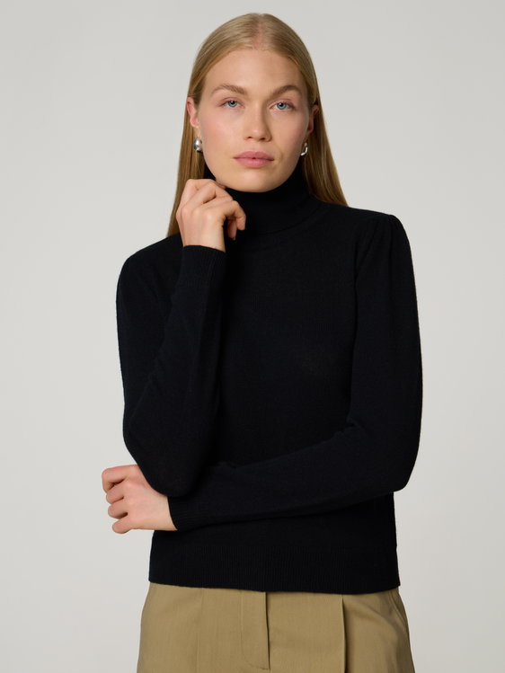 Image sur pull à col roulé