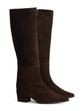 Image sur Bottes en cuir velours TESTA