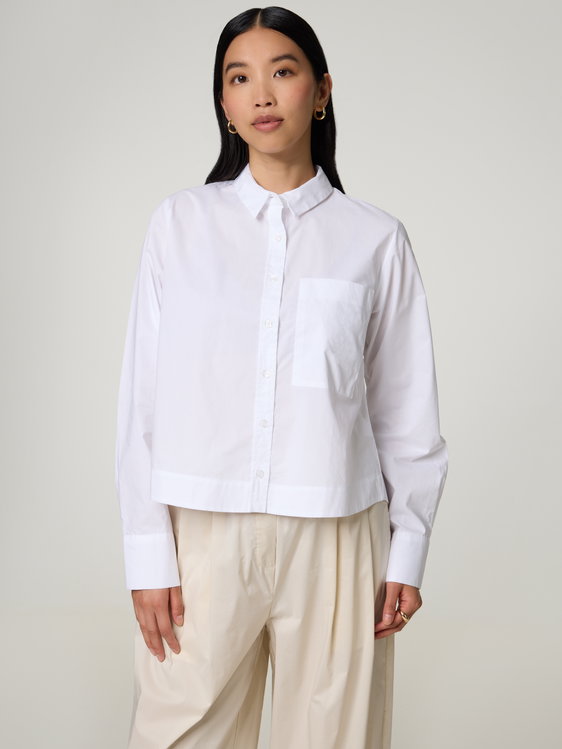 Bild von Hemdbluse im Cropped Fit