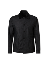 Image sur Surchemise coupe slim en laine