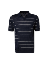 Bild von Poloshirt aus Strick