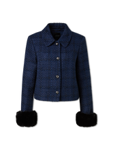 Image sur Veste en bouclé
