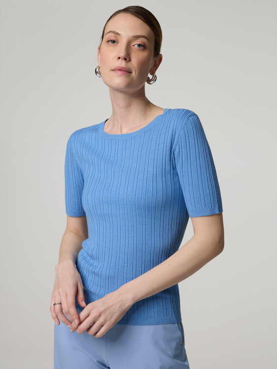 Image sur T-shirt à côtes