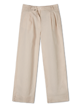 Bild von Leinenhose mit weitem Bein