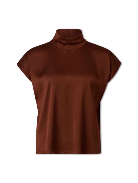 Bild von Blusenshirt aus Satin ALARIA