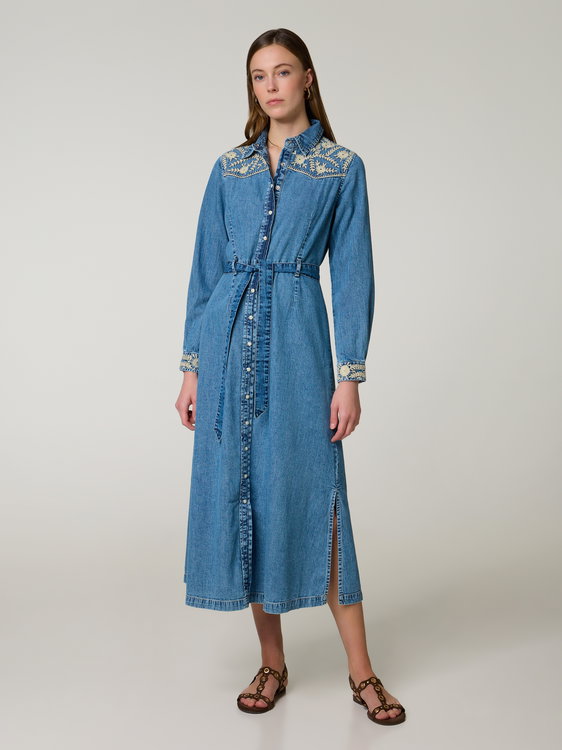 Bild von Maxikleid aus Denim AMELIA