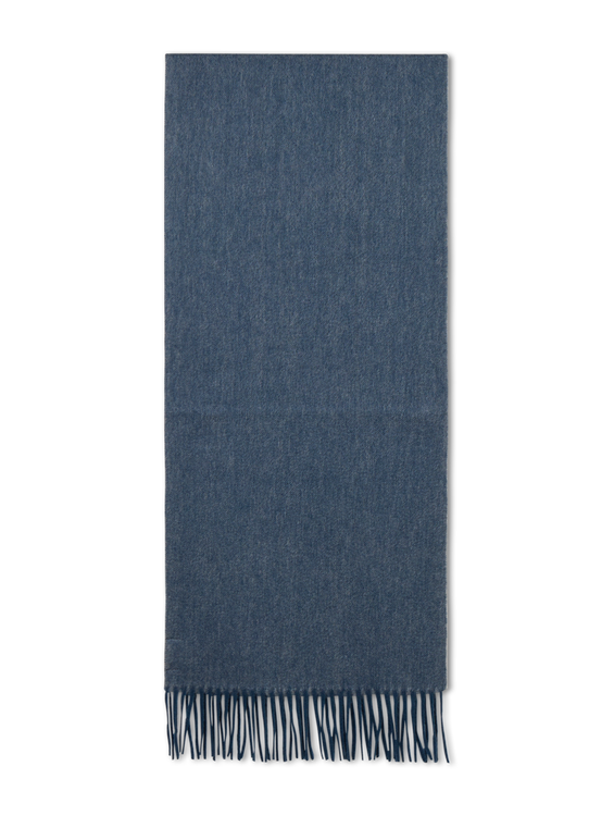 Image sur SCHAL CASHMERE MITTELBLAU