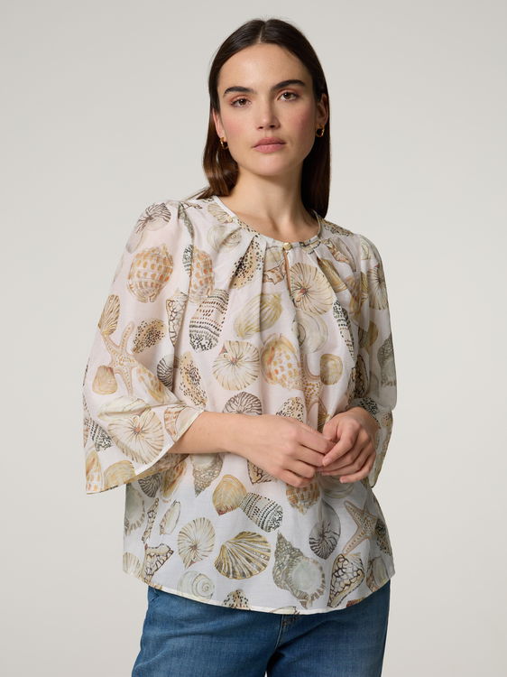 Bild von Bluse mit Seide