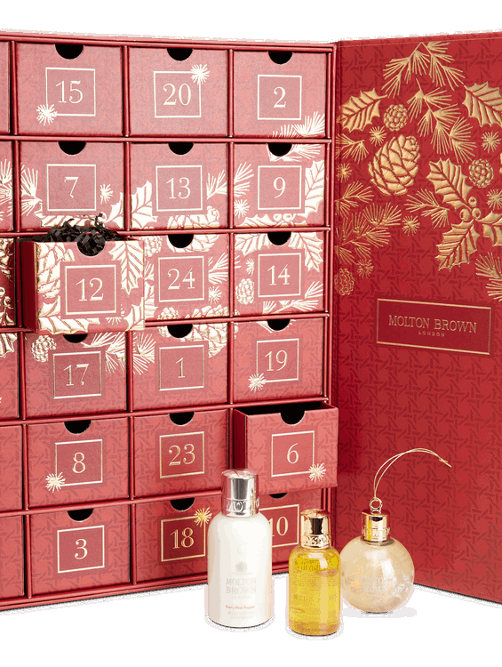 Image sur Calendrier de l'Avent avec produits de soin