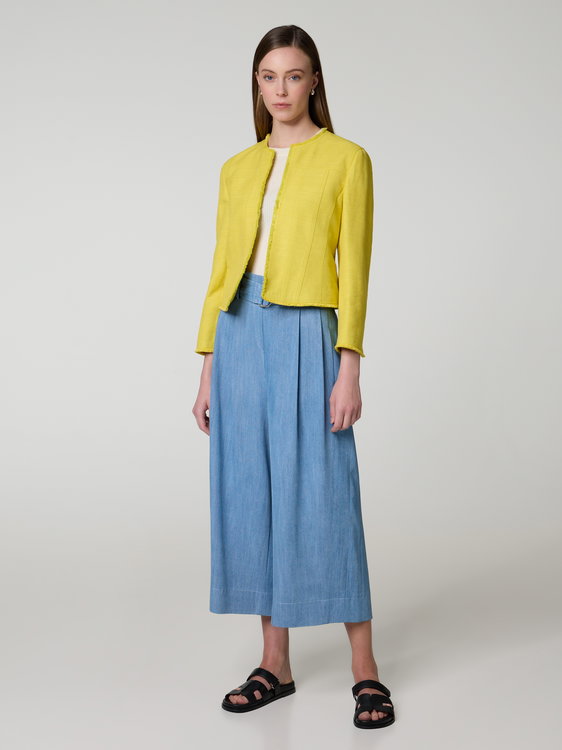 Bild von Culotte im Denim-Look