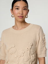 Image sur T-shirt en coton biologique tricoté