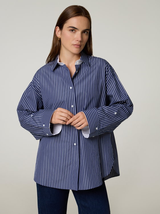 Bild von Hemdbluse aus Baumwolle