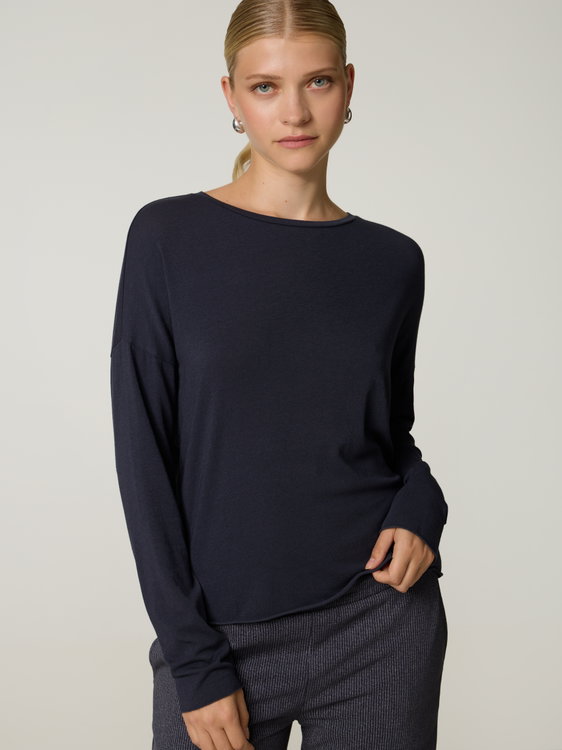 Bild von Langarmshirt mit Baumwolle