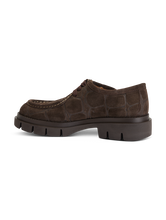 Image sur Mocassins à lacets avec motif gaufré KENIA