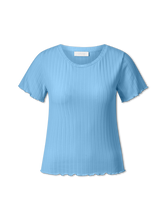 Image sur T-shirt à bords-côtes