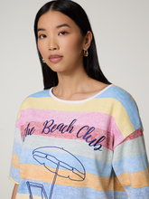 Image sur T-shirt en coton biologique tricoté
