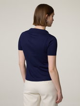 Bild von Strickpoloshirt mit Kaschmir