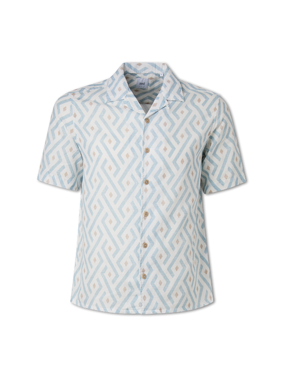 Bild von Kurzarmhemd mit Leinen