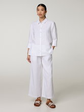 Image sur Pantalon en lin à jambes larges