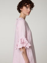Image sur Robe mi-longue en lin