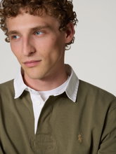 Bild von Sweatshirt mit Polokragen
