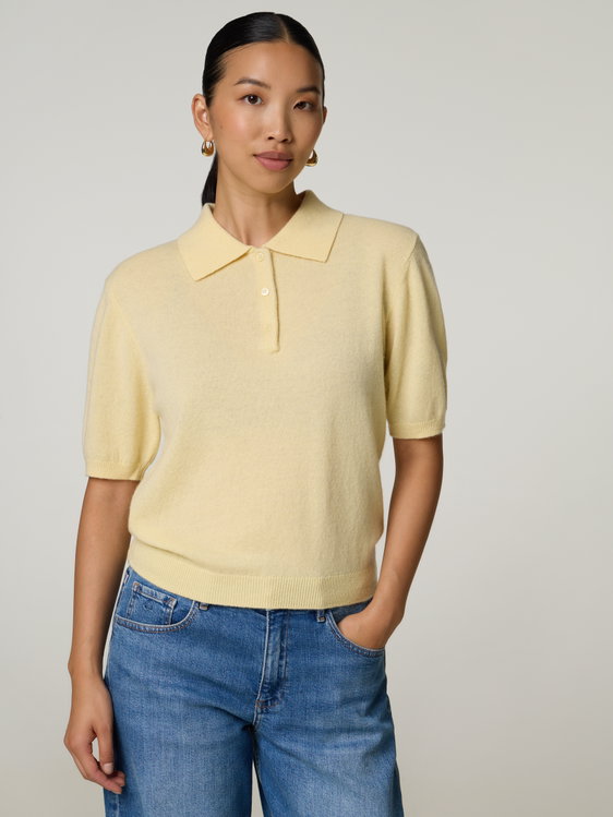 Bild von Cashmerepoloshirt