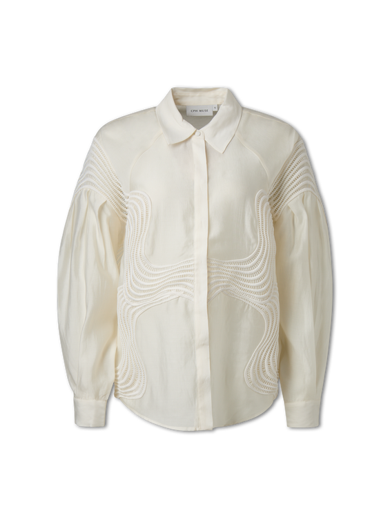 Bild von Bluse mit Spitzen