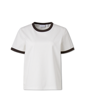 Bild von T-Shirt mit Kontrastbündchen