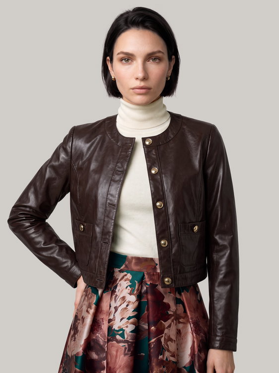Image sur Nappa Lederjacke