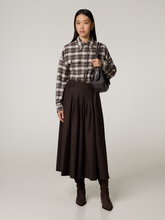 Image sur Jupe midi en laine WKDOVEST