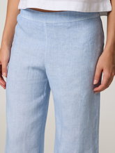 Bild von Leinenhose mit weitem Bein