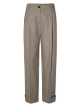 Bild von Bundfaltenhose aus mit Wolle