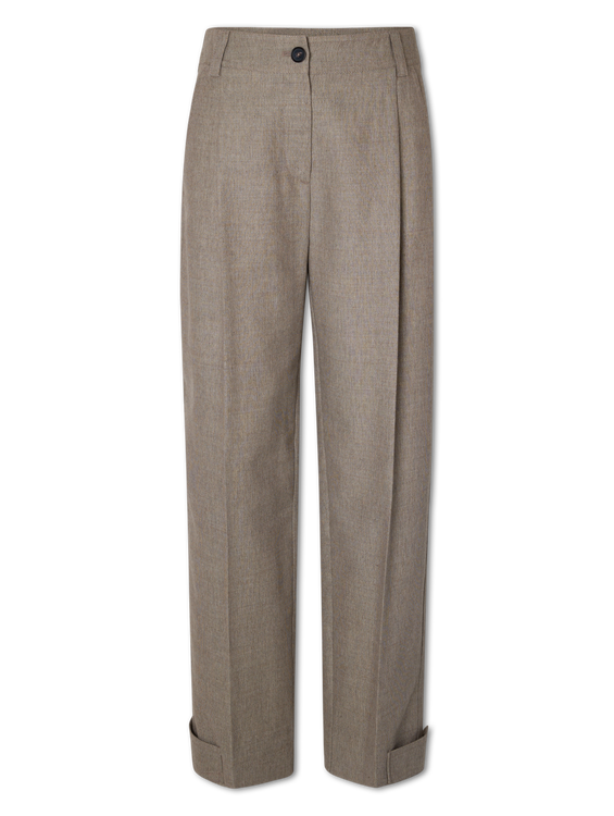 Bild von Bundfaltenhose aus mit Wolle